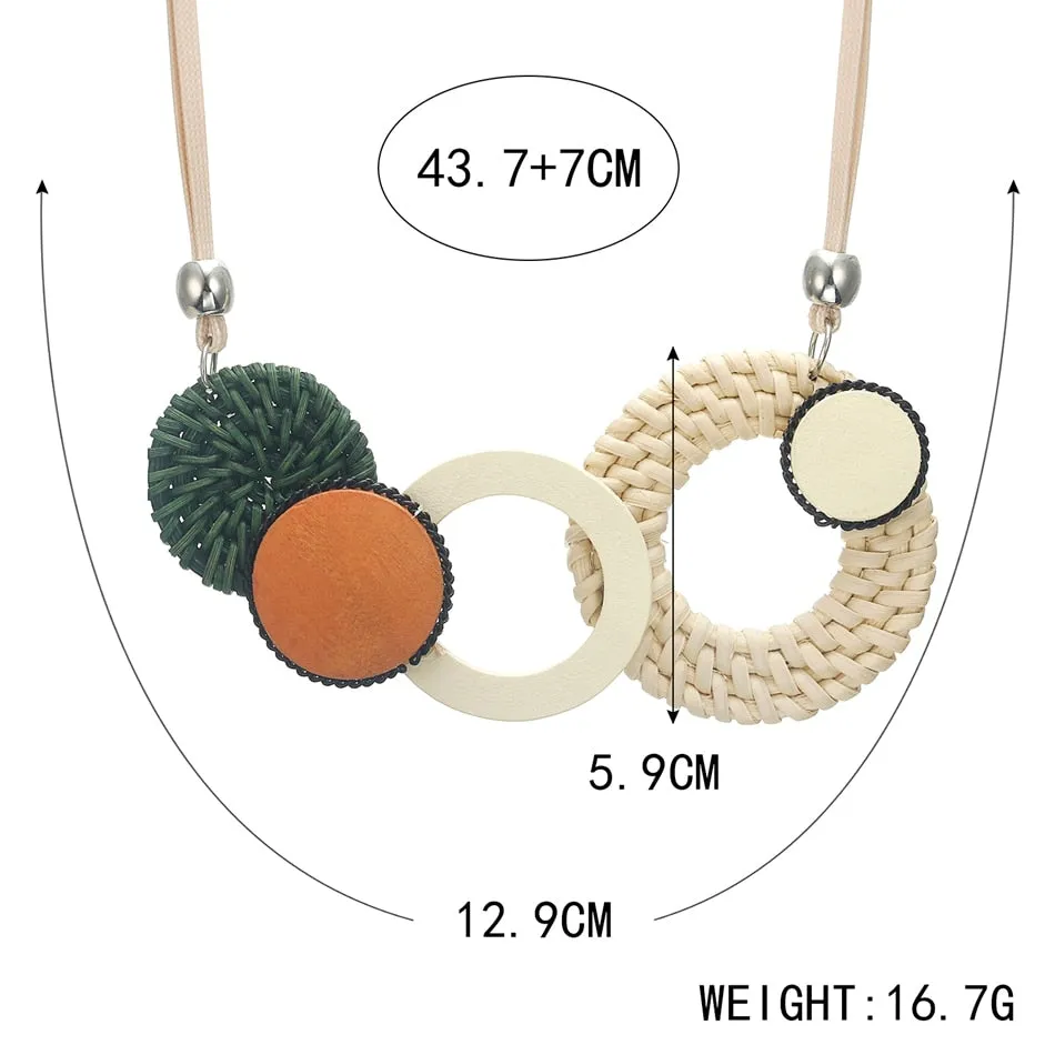 Handmade Plant Fibres Necklace