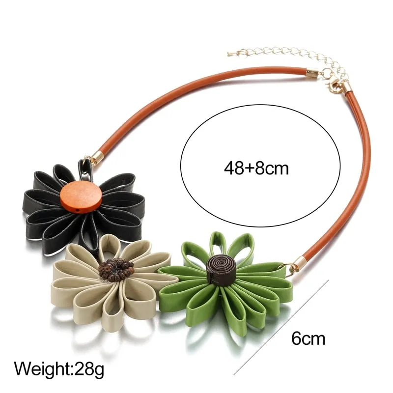 Handmade Plant Fibres Necklace