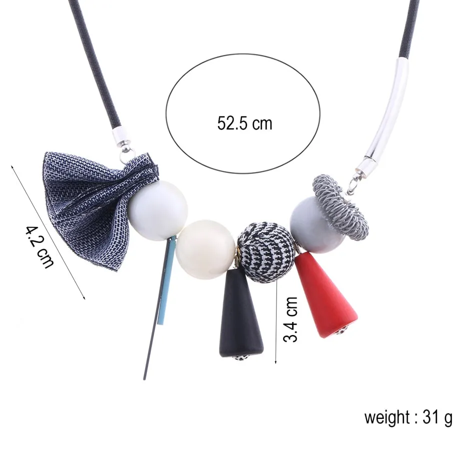 Handmade Plant Fibres Necklace