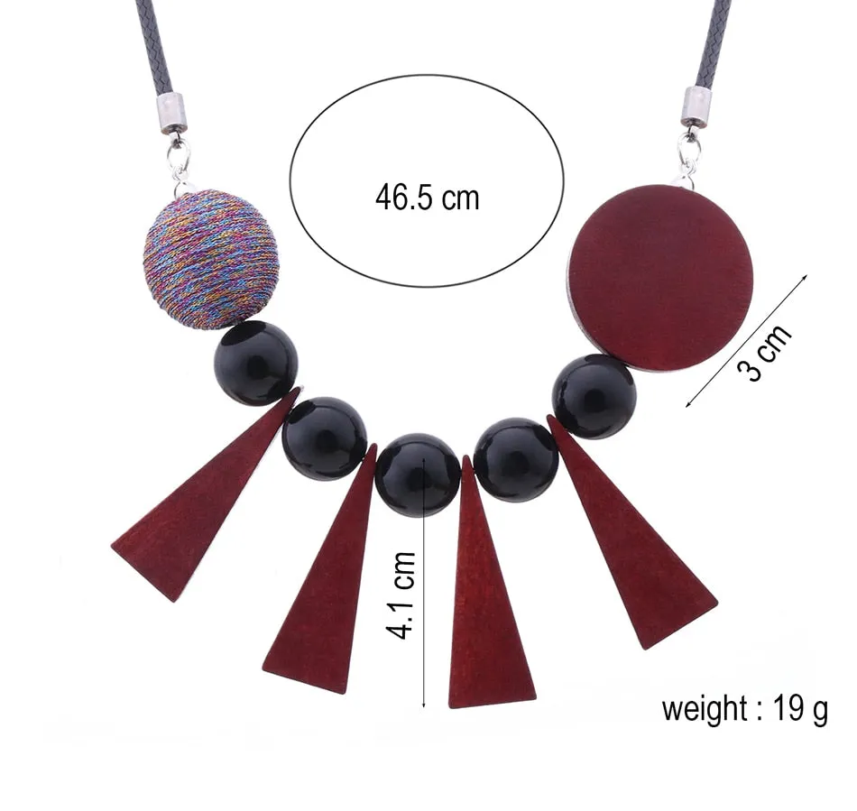 Handmade Plant Fibres Necklace