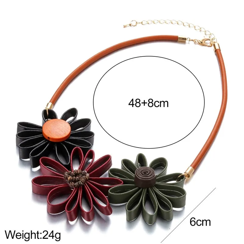 Handmade Plant Fibres Necklace