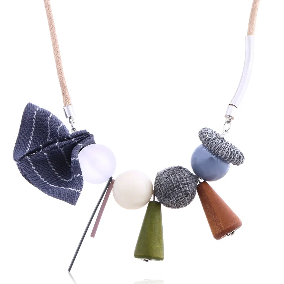 Handmade Plant Fibres Necklace