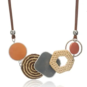 Handmade Plant Fibres Necklace
