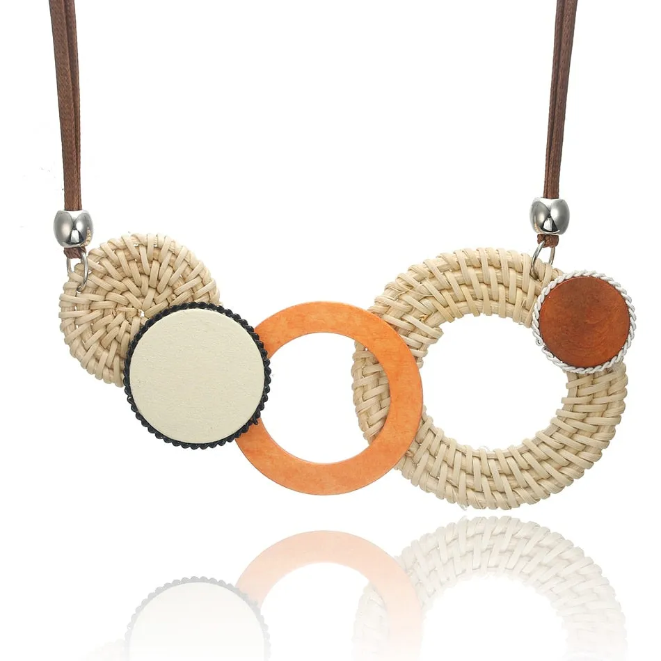 Handmade Plant Fibres Necklace