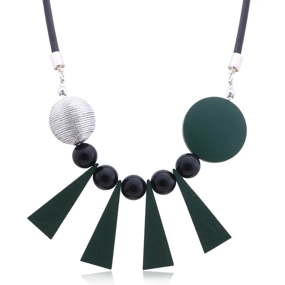 Handmade Plant Fibres Necklace