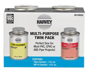 Harvey 19520 All-Purpose Pipe Cleaner, Liquid, Clear, 4 oz Box :PK  2: QUANTITY: 1