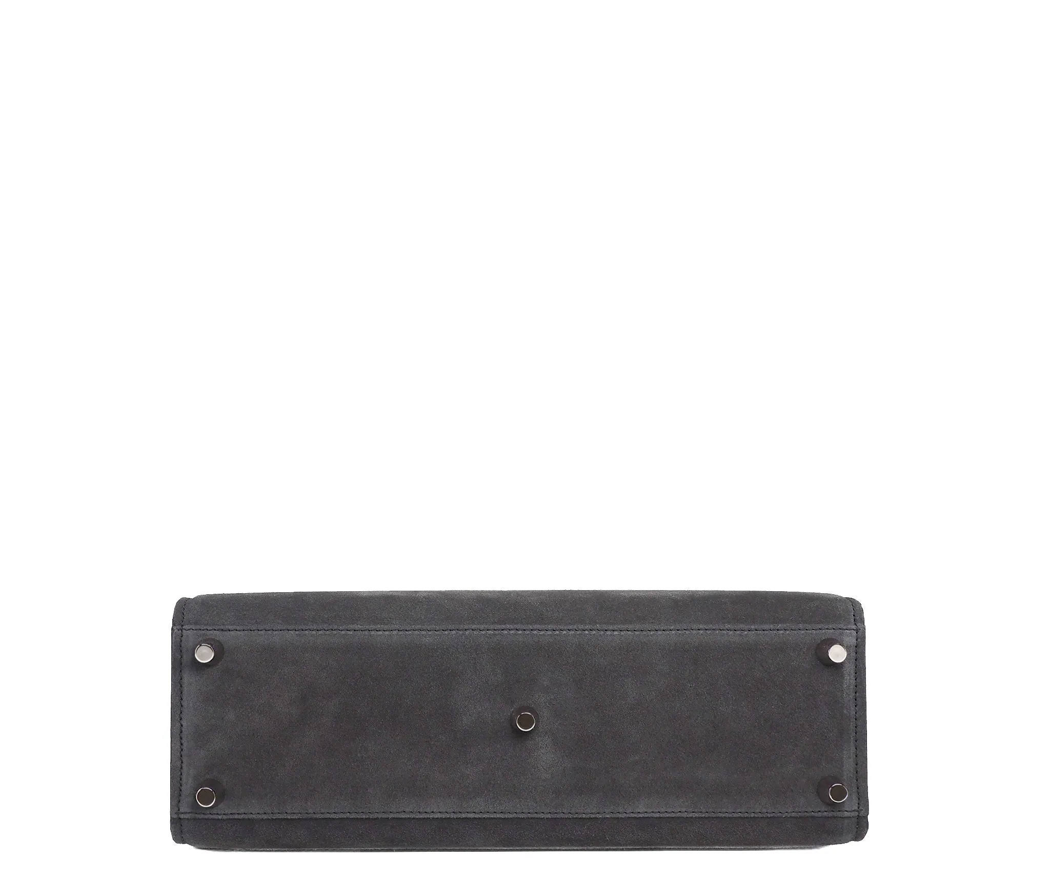 Highline 130 Suede Handbag in Charcoal