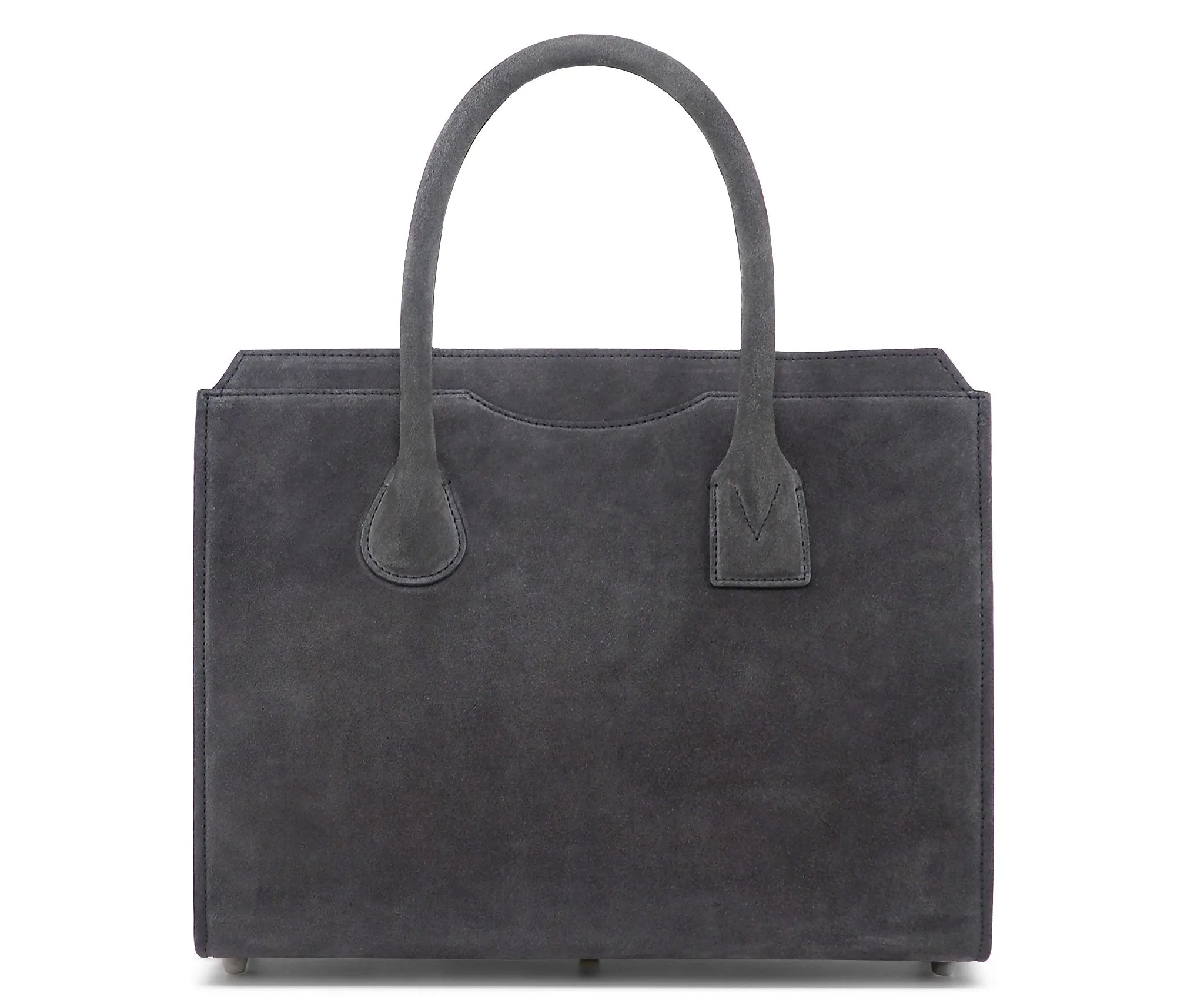 Highline 130 Suede Handbag in Charcoal