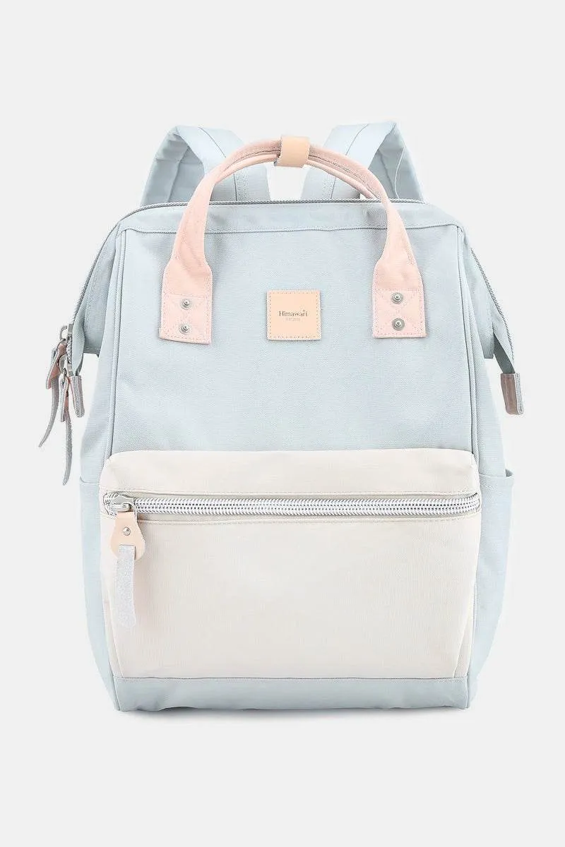 Himawari Water Resistant Canvas Backpack Bag with Side Pockets
