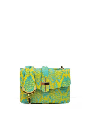 HOLI MINI BOX BAG IN HOLI AQUA