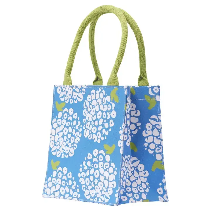 Hydrangea Reusable Gift Bag Tote