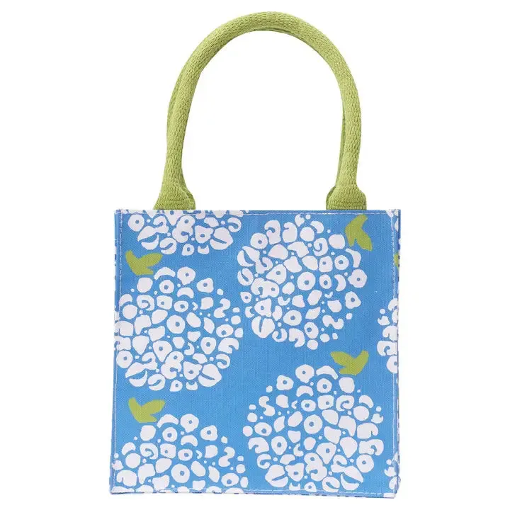Hydrangea Reusable Gift Bag Tote