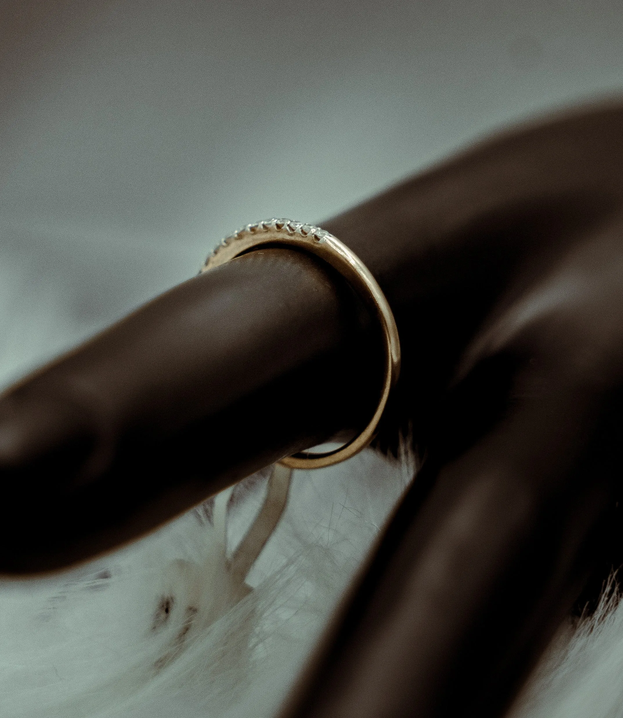 Infinite Diamonds Engagement Ring 10K Yellow Gold / 1.5gr / Size 5.5
