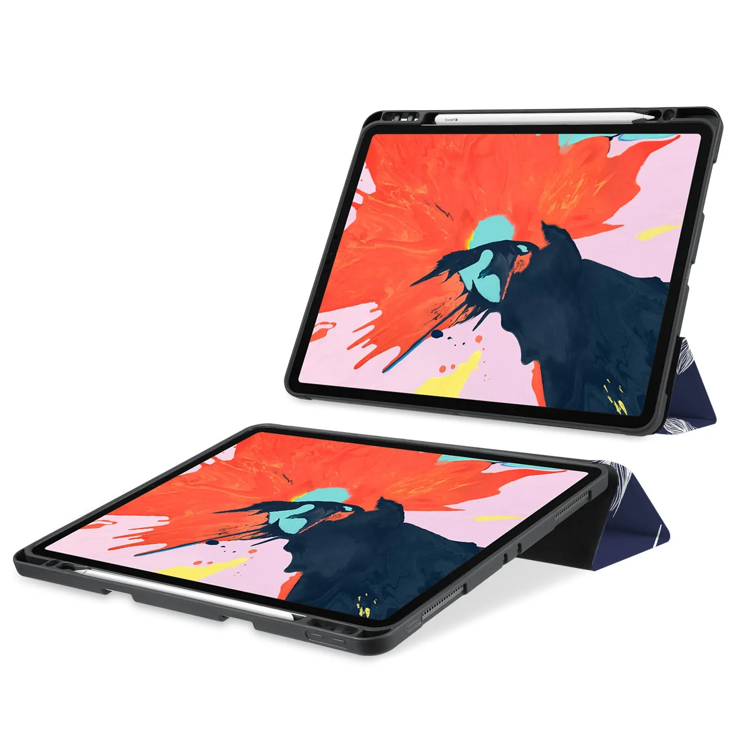 iPad Trifold Case - Feather