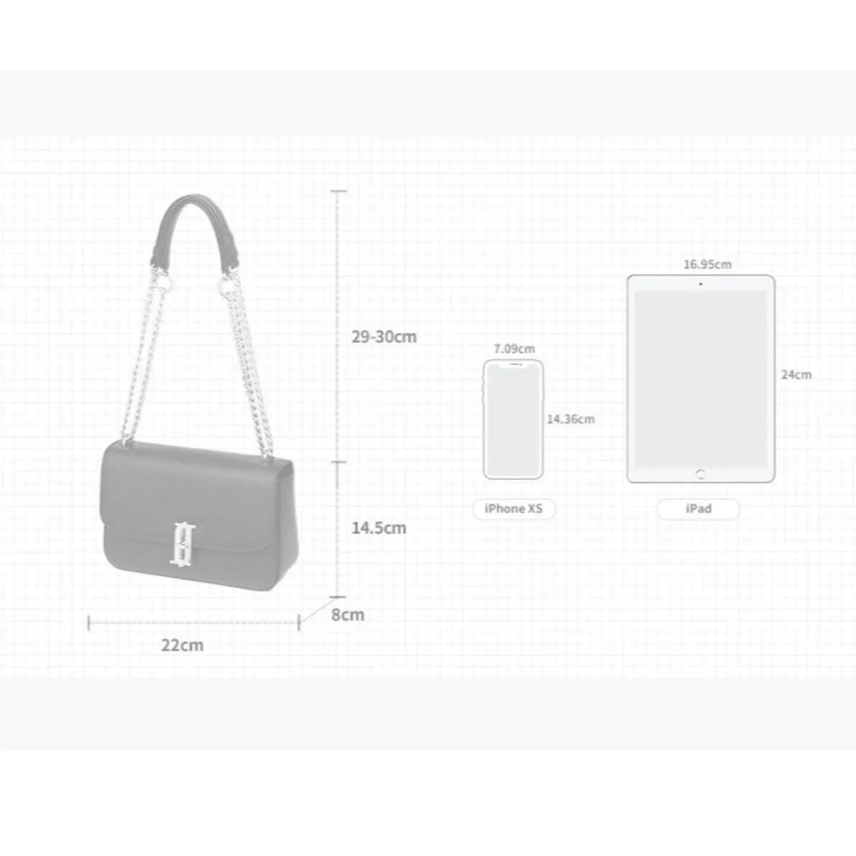 J.ESTINA DELLA SM Shoulder Crossbody Tote Black Leather Metal Chain Adjustable Strap Minyoung Park PICK (JHNCHA2BF875BK010)