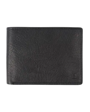 K-Roo RFID All Day Leather Wallet - Black