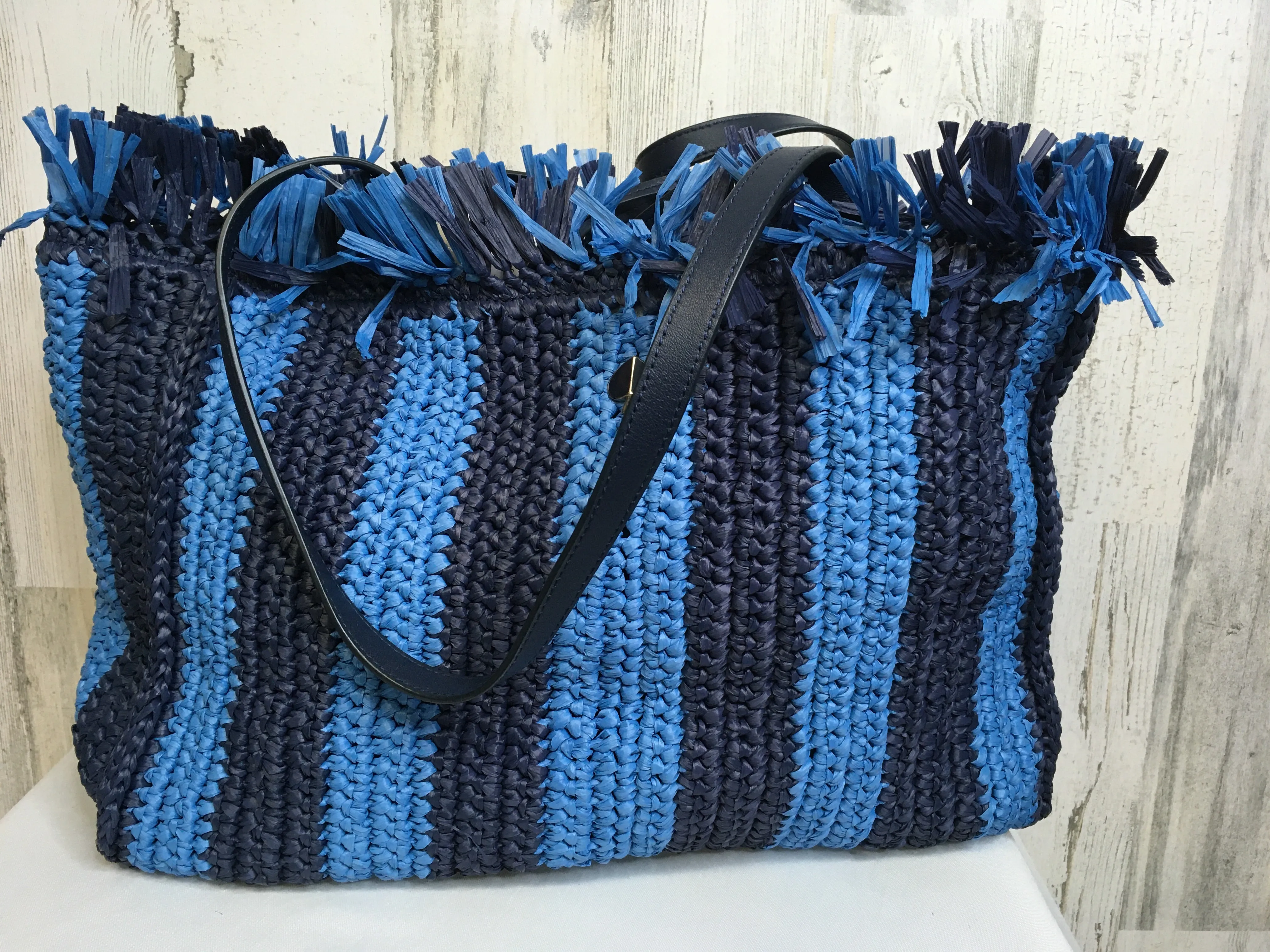 Kate Spade Blue Designer Handbag