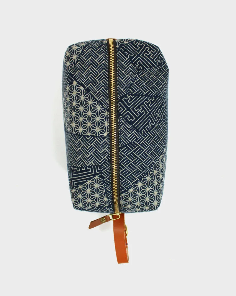 Kiriko Original Dopp Kit, Indigo Small Multi