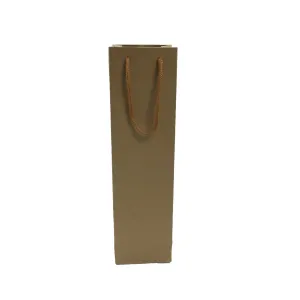Kraft Paper 1 Bottle Bag-Brown((KP-06)