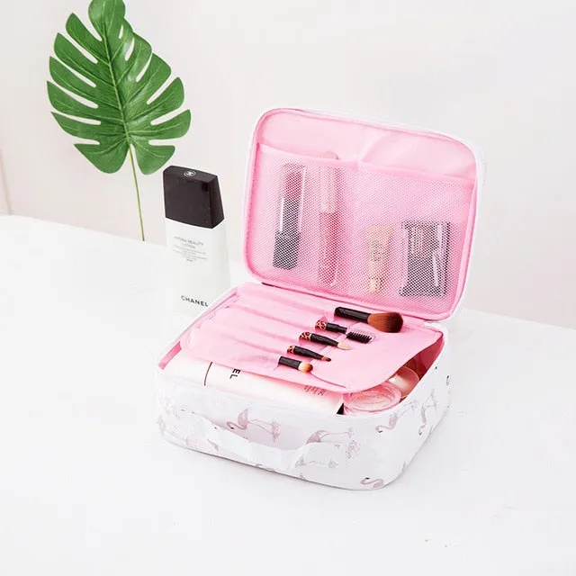lady large fashion cosmetic makeup bag organizer