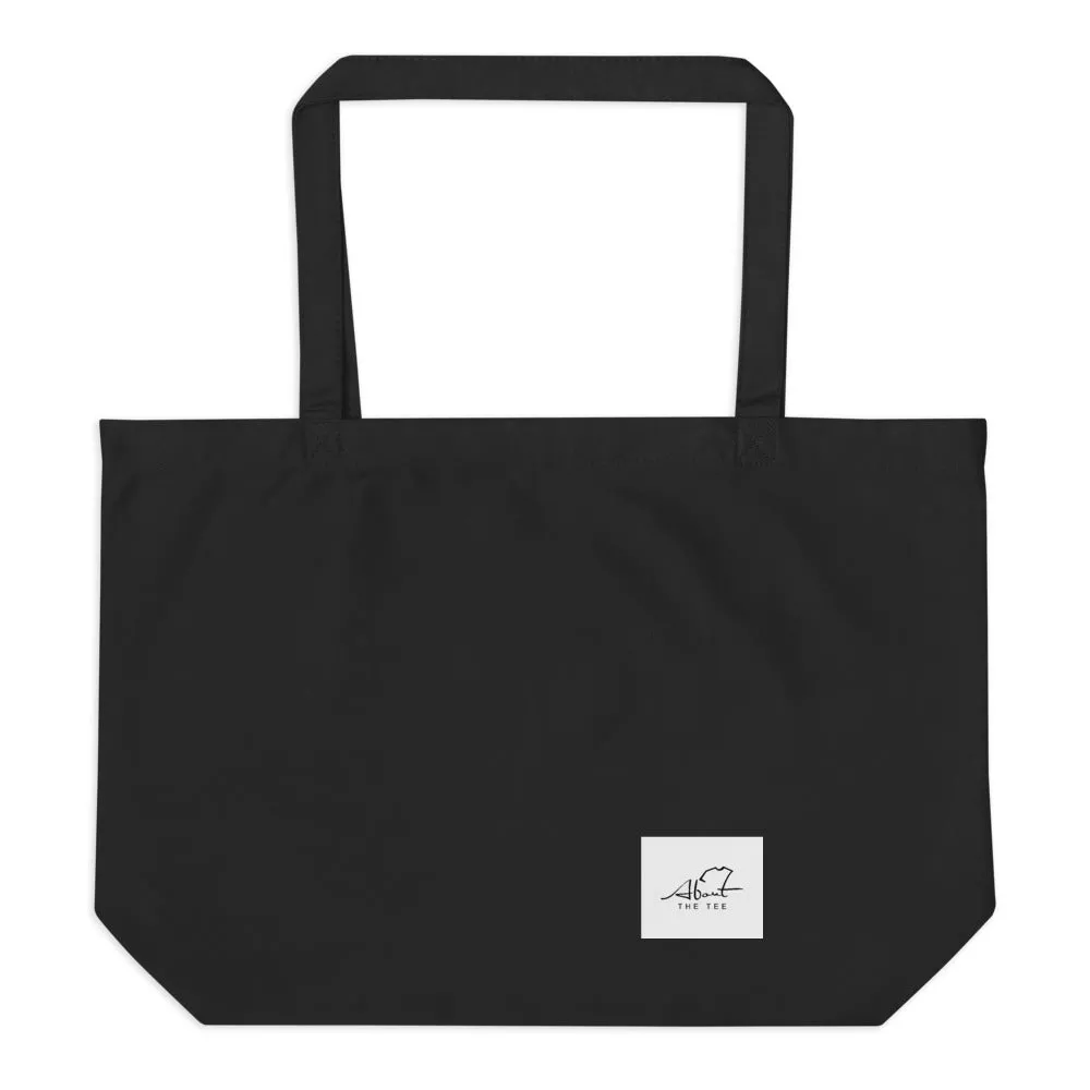 Large Branded Organic Tote Bag