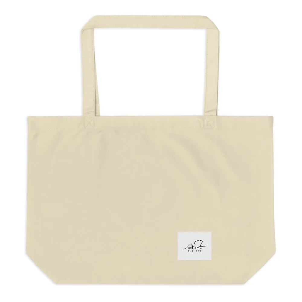 Large Branded Organic Tote Bag