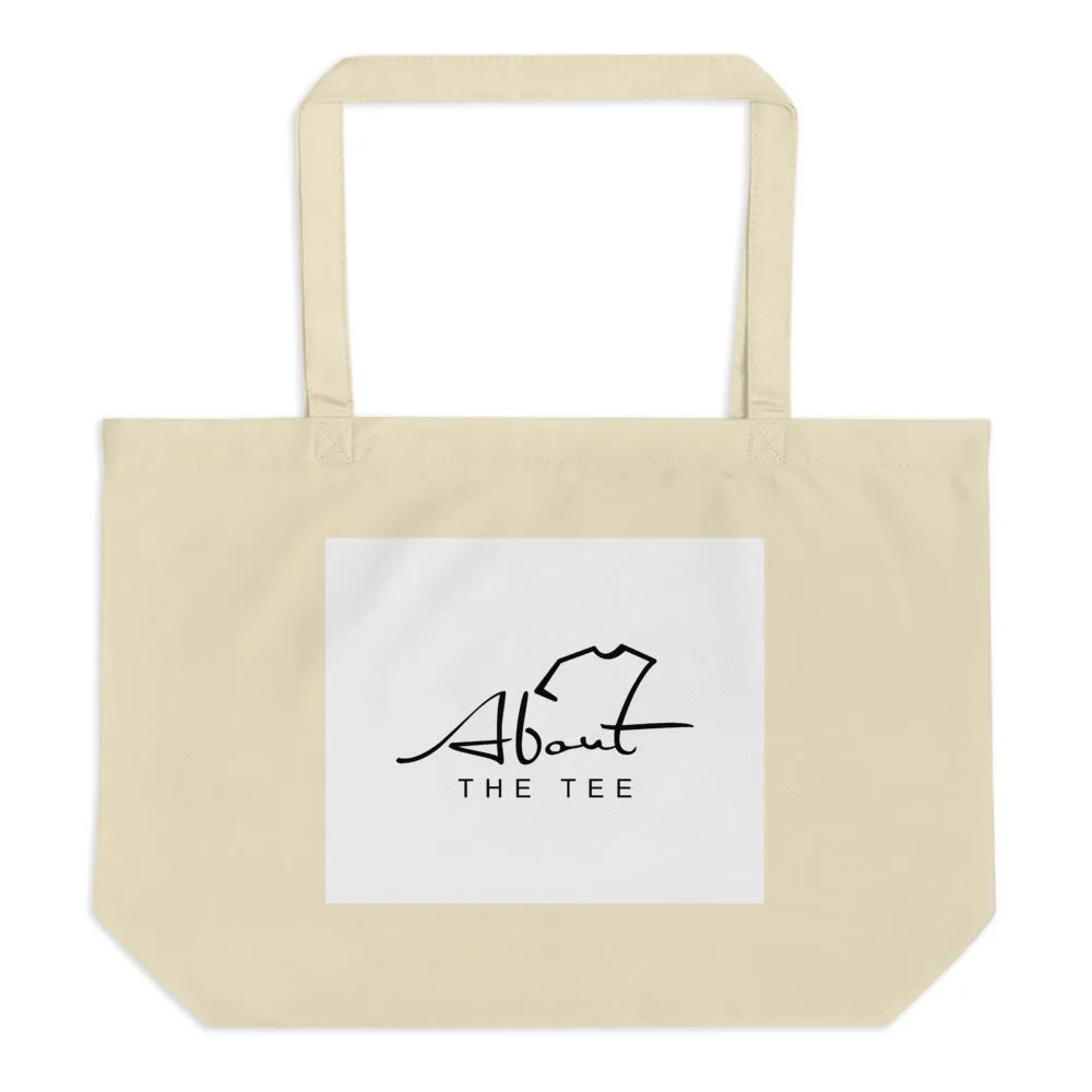 Large Branded Organic Tote Bag