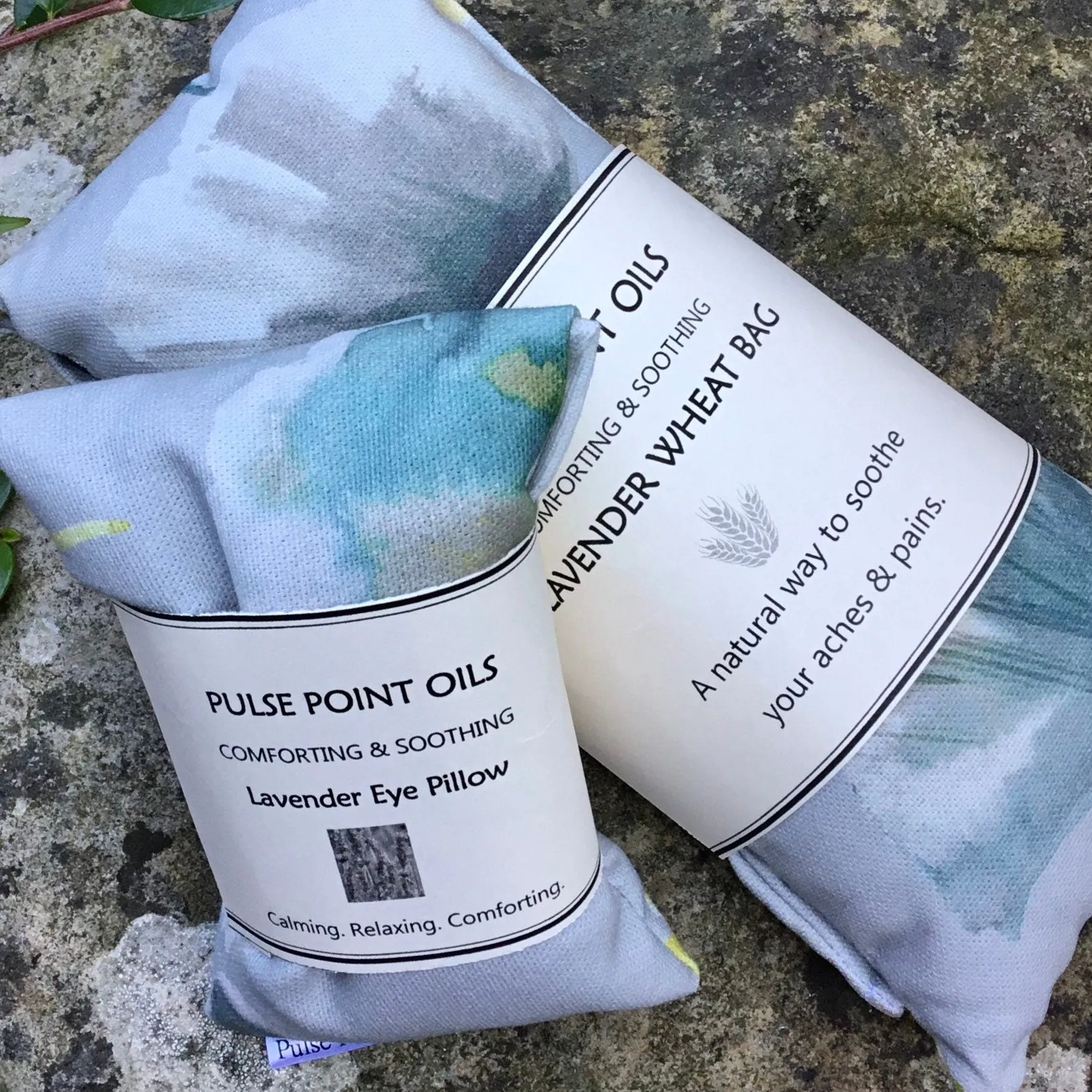 Lavender scented heating pad. Ginkgo wheat bag, snuggle body warmer. Eco friendly comfort gift