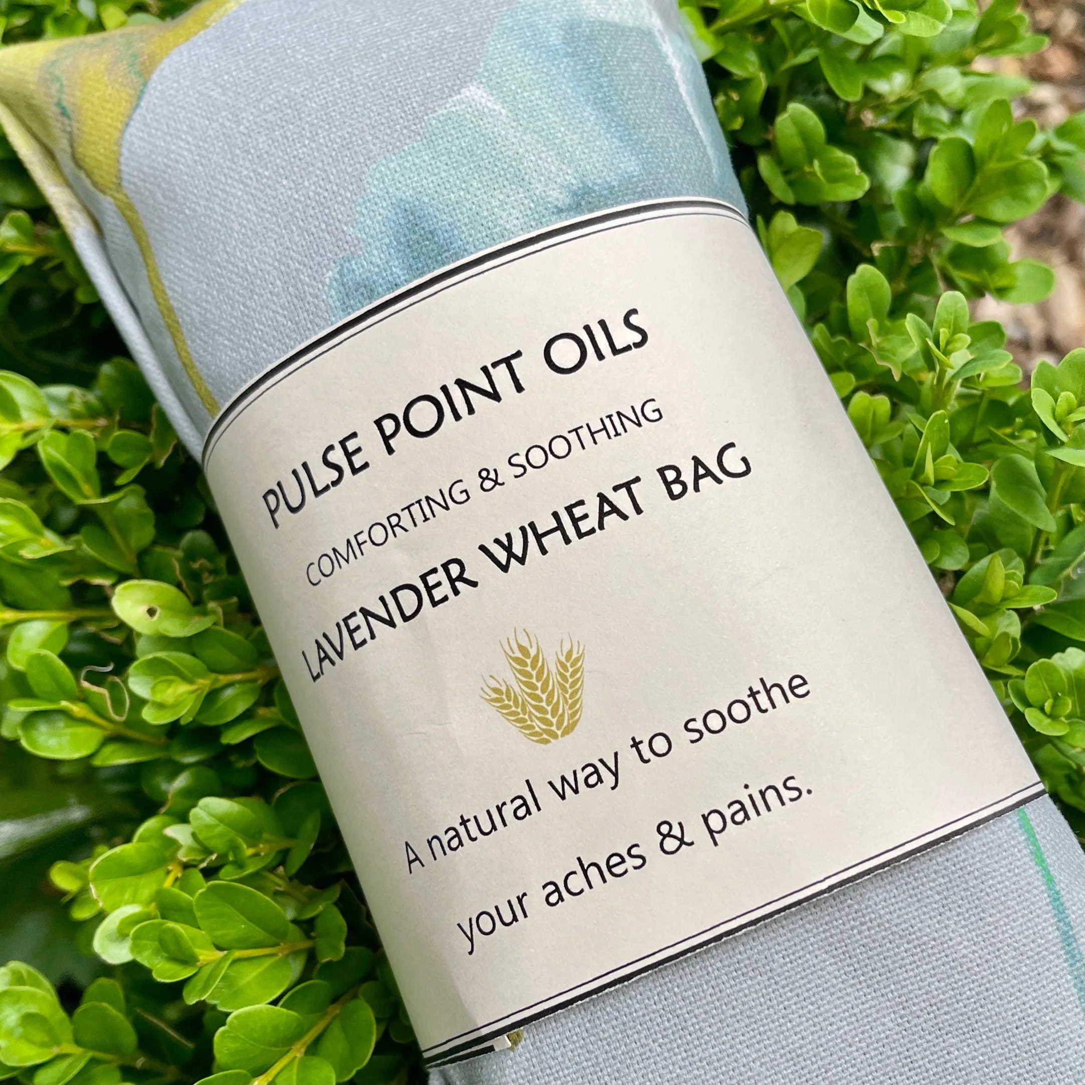 Lavender scented heating pad. Ginkgo wheat bag, snuggle body warmer. Eco friendly comfort gift
