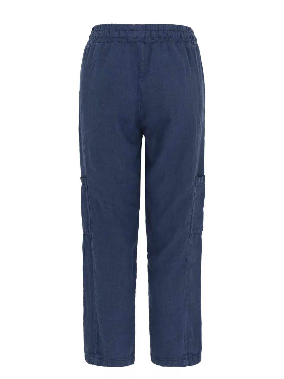 Linen Side Pocket Crop Pant