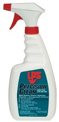 LPS 02728 Precision Clean Multi-Purpose Cleaner/Degreasers, 28oz Trigger Spray Bottle, RTU (12 Bottles)