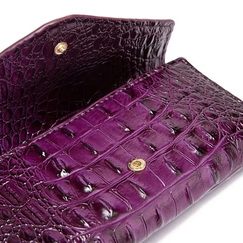 Luxury Alligator Pattern Quare Shape Wallet