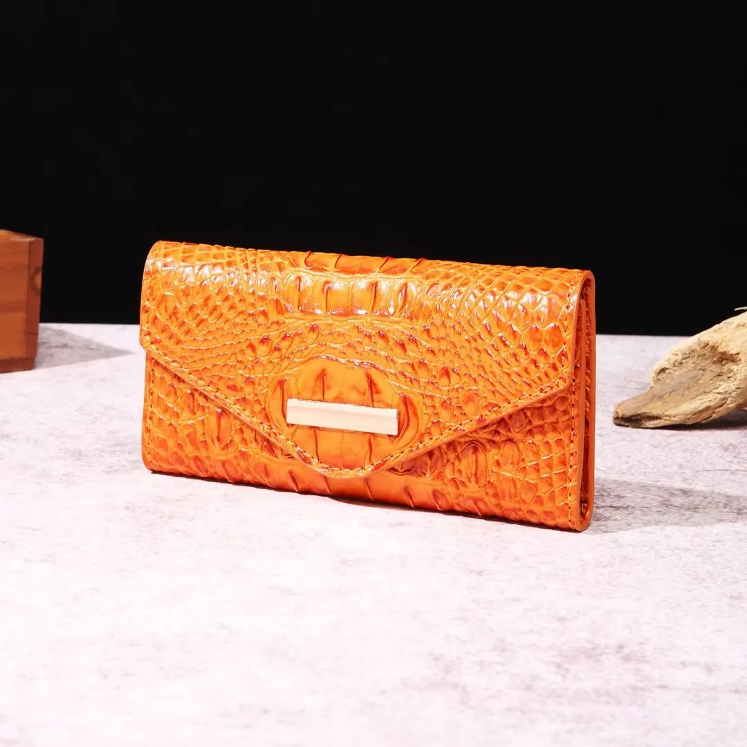 Luxury Alligator Pattern Quare Shape Wallet