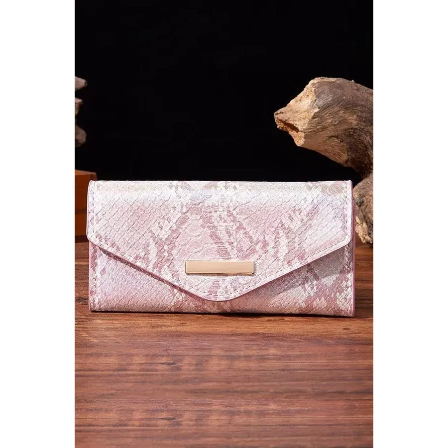 Luxury Alligator Pattern Quare Shape Wallet