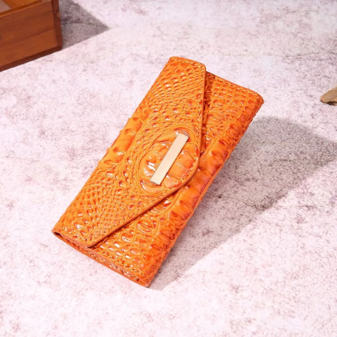 Luxury Alligator Pattern Quare Shape Wallet