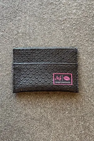 Makeup Junkie Game Day Card Holder - BLACK COBRA