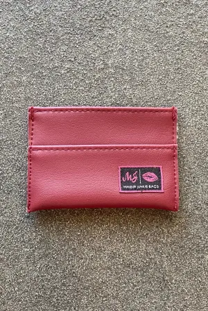 Makeup Junkie Game Day Card Holder - MAROON
