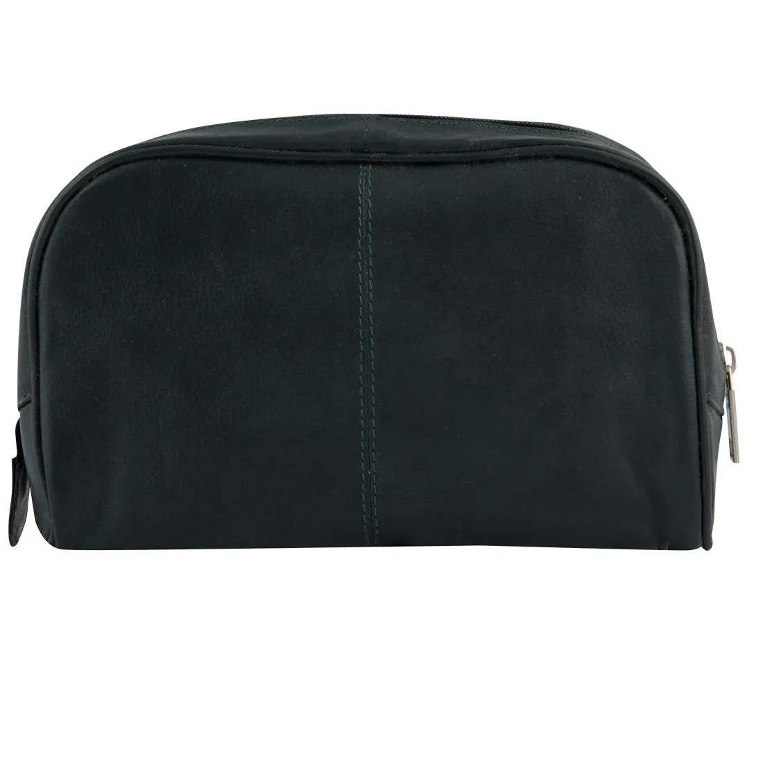 Malia Tan Leather Wash Bag for Men and Women