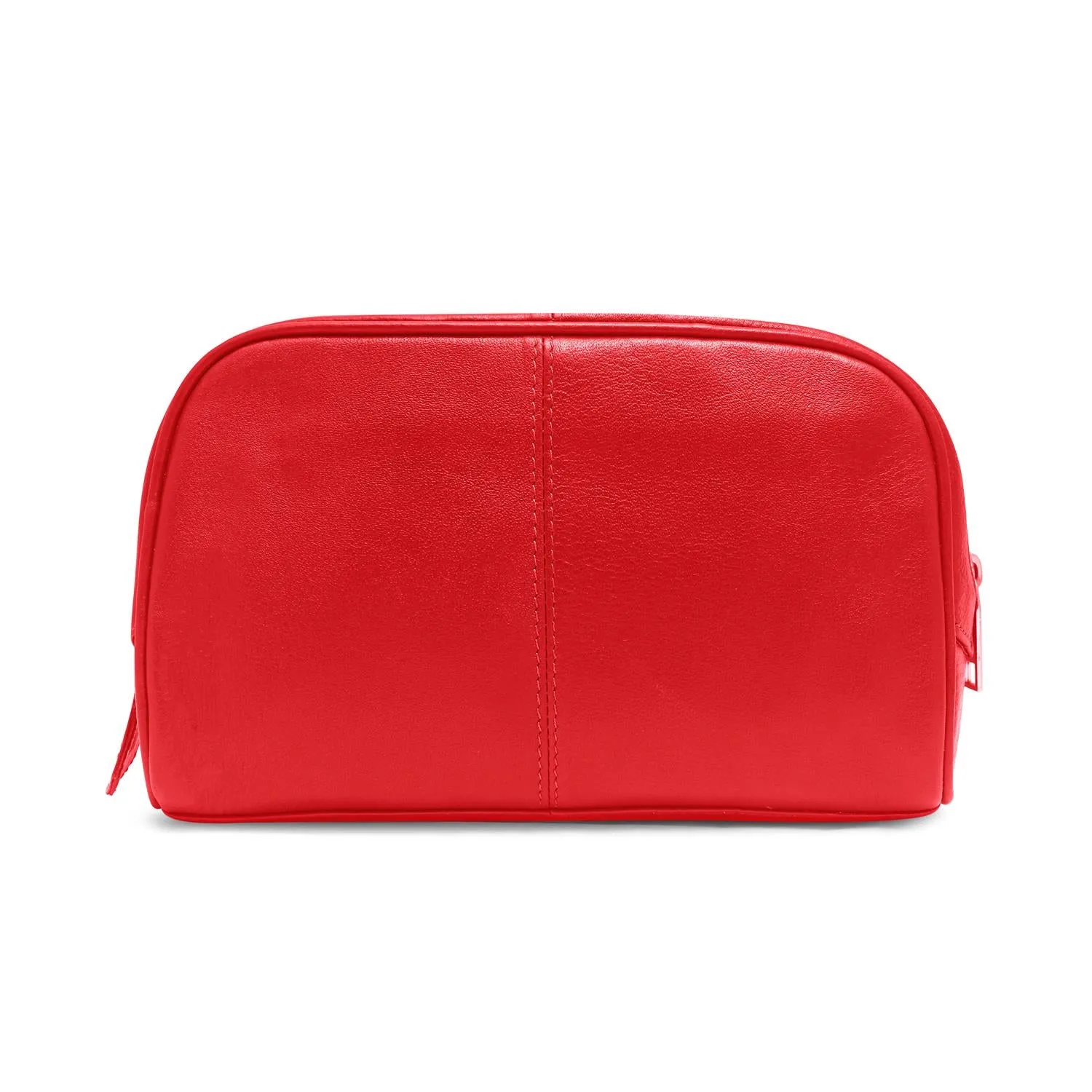 Malia Tan Leather Wash Bag for Men and Women