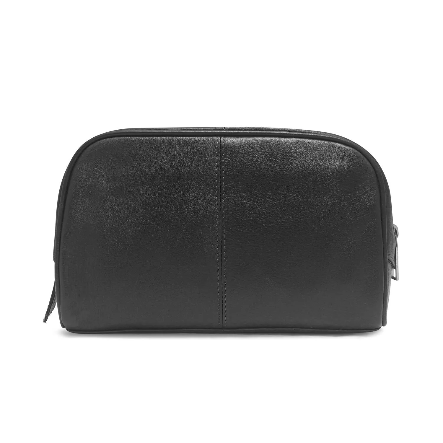 Malia Tan Leather Wash Bag for Men and Women