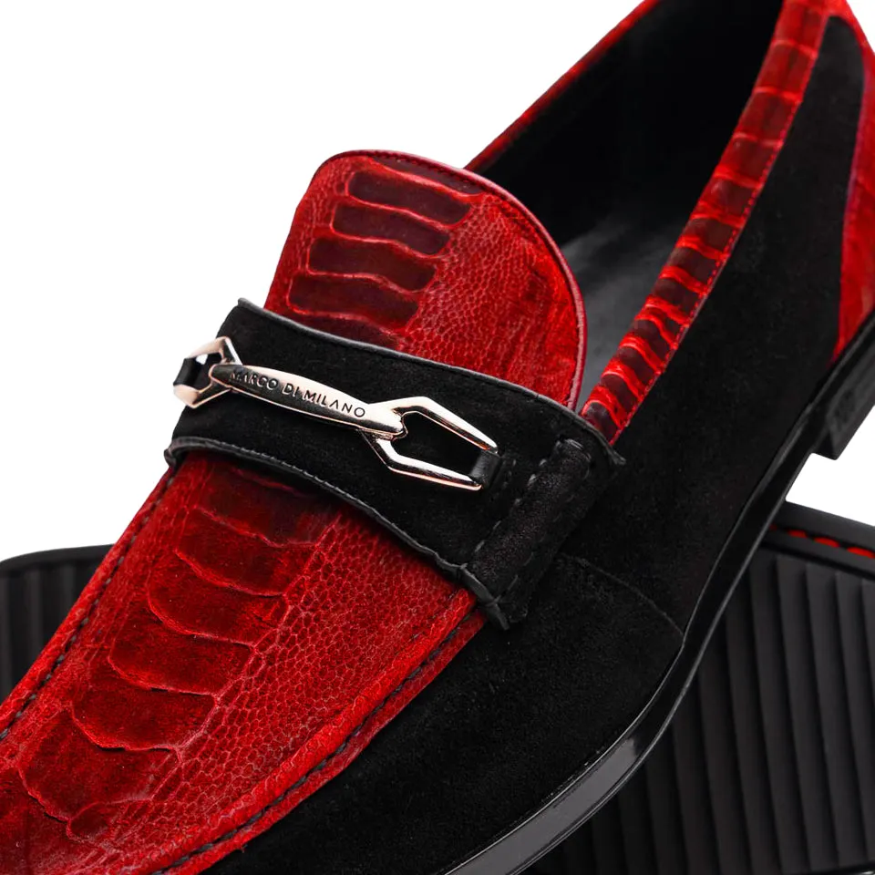 Marco Di Milano Hugo Osl Ostrich Leg Red-black