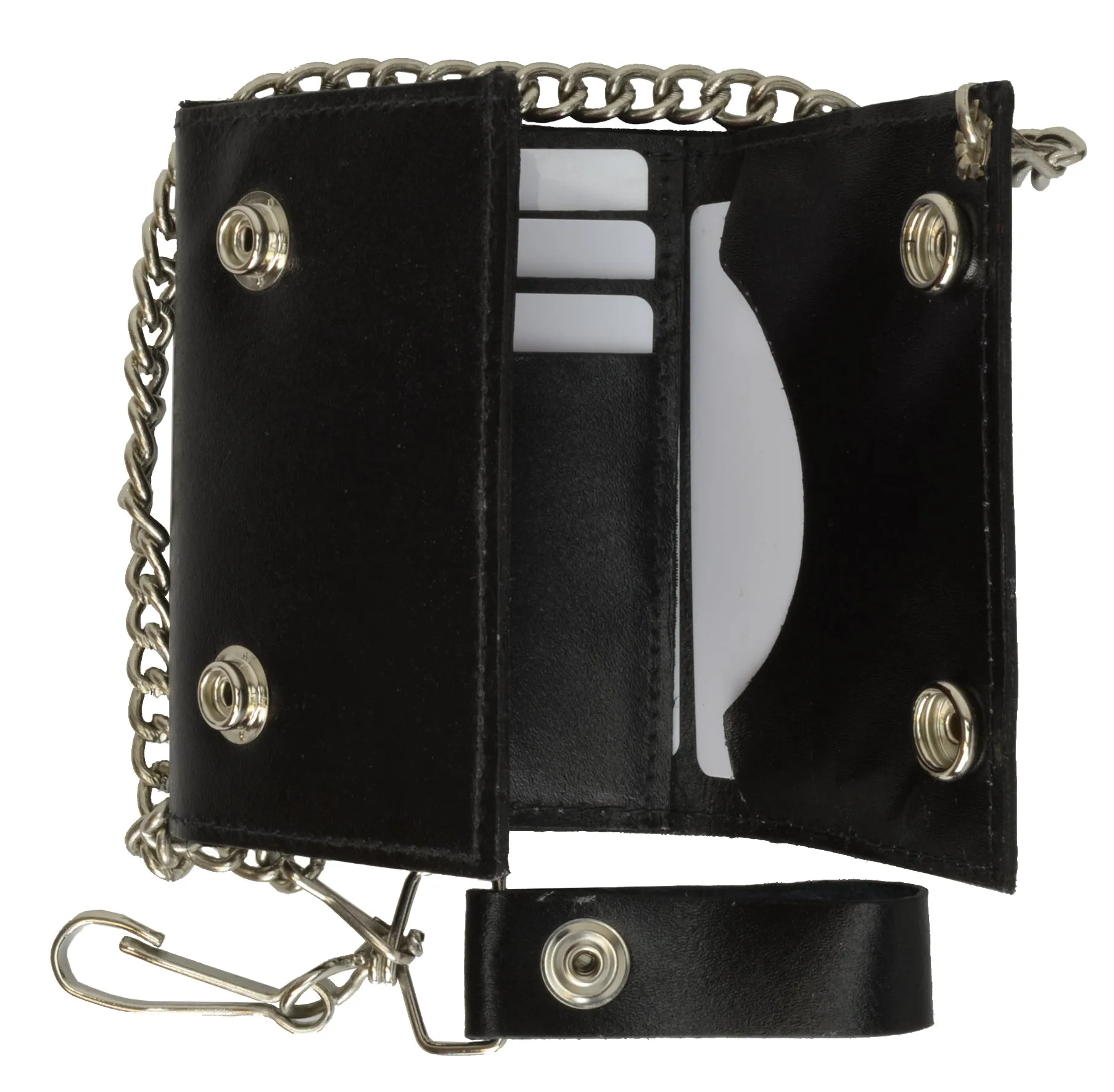 MARSHAL Men's Two Snap Chain Wallet