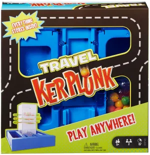 Mattel Games Travel Kerplunk Adventure Board Game for Ages 5 
