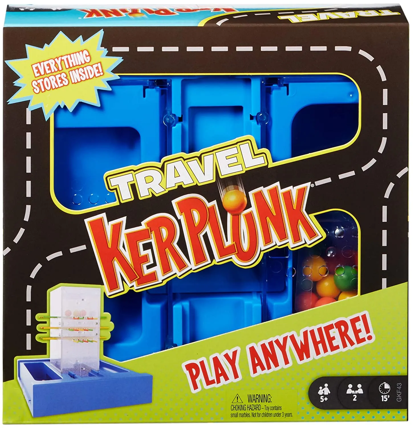 Mattel Games Travel Kerplunk Adventure Board Game for Ages 5 