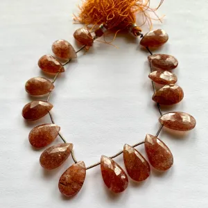 Med- Large Sunstone Briolettes