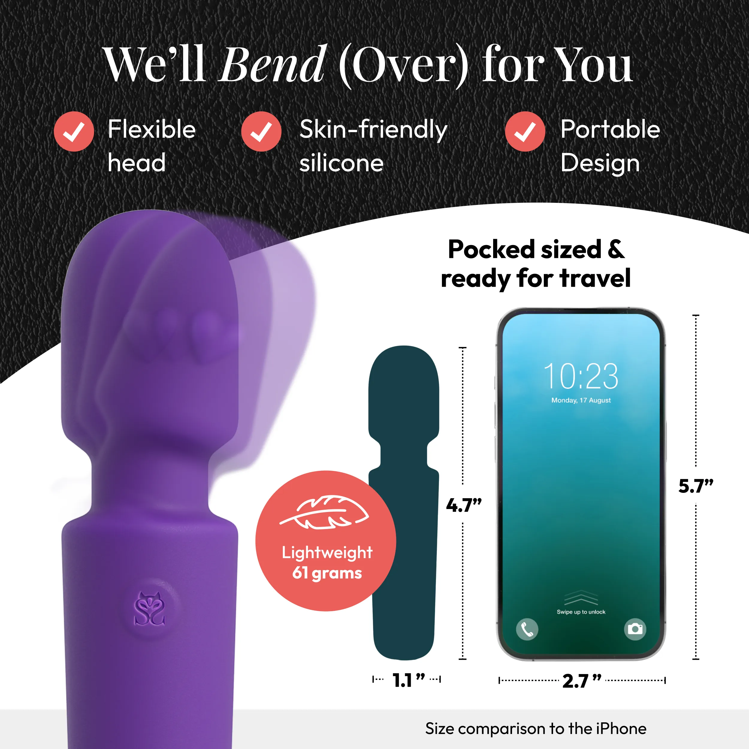 Mini Heart Vibrator