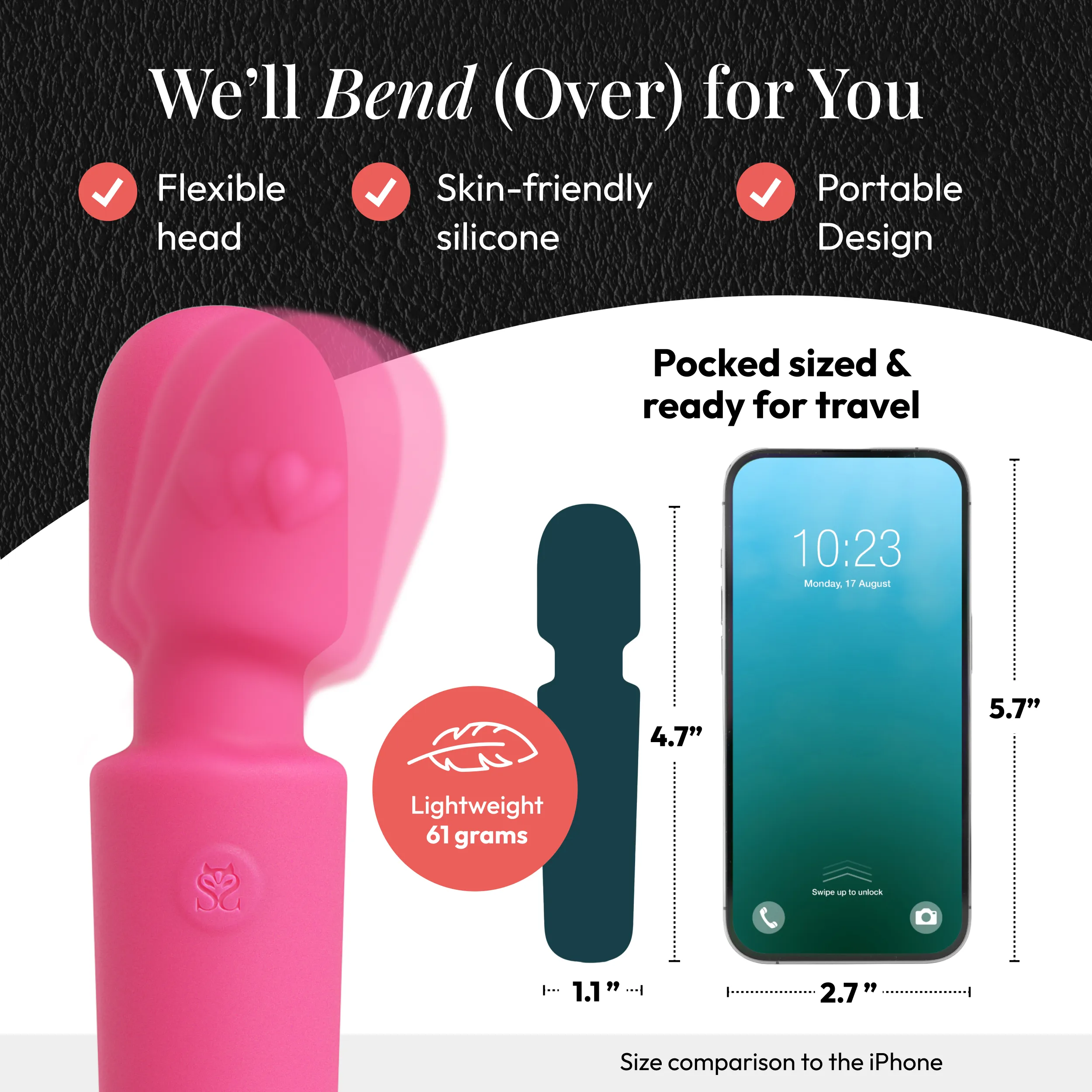 Mini Heart Vibrator