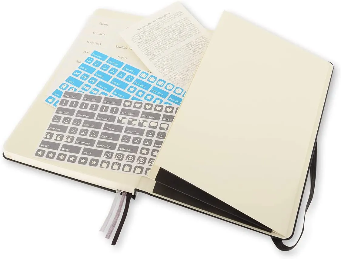 Moleskine Passion Travel Journal A5 Size Hard Cover Black