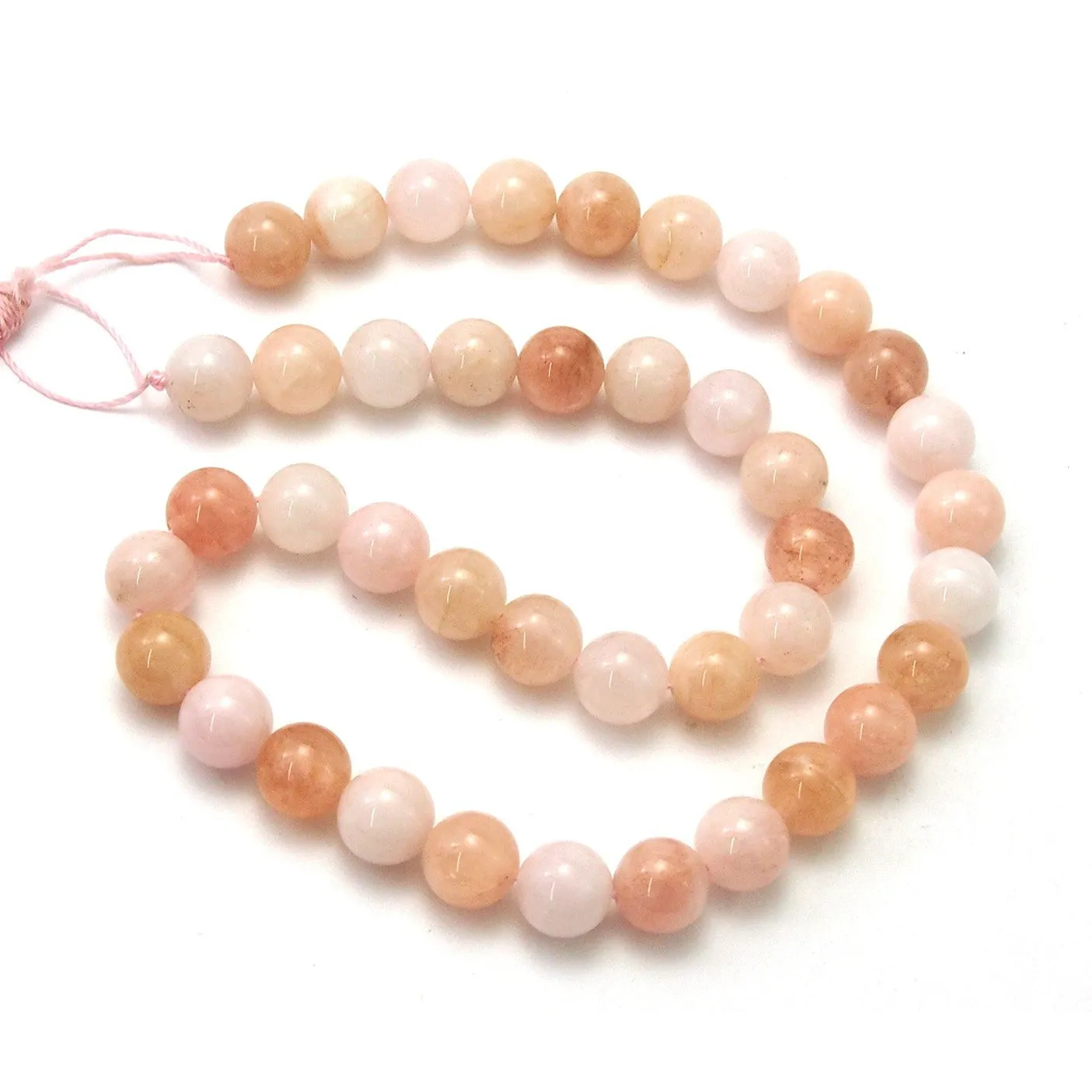 Morganite Smooth Rounds 10mm