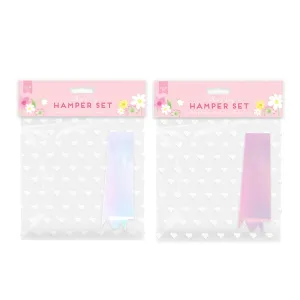 Mother's Day Cellophane Gift Bag & Giant Bow Assorted
